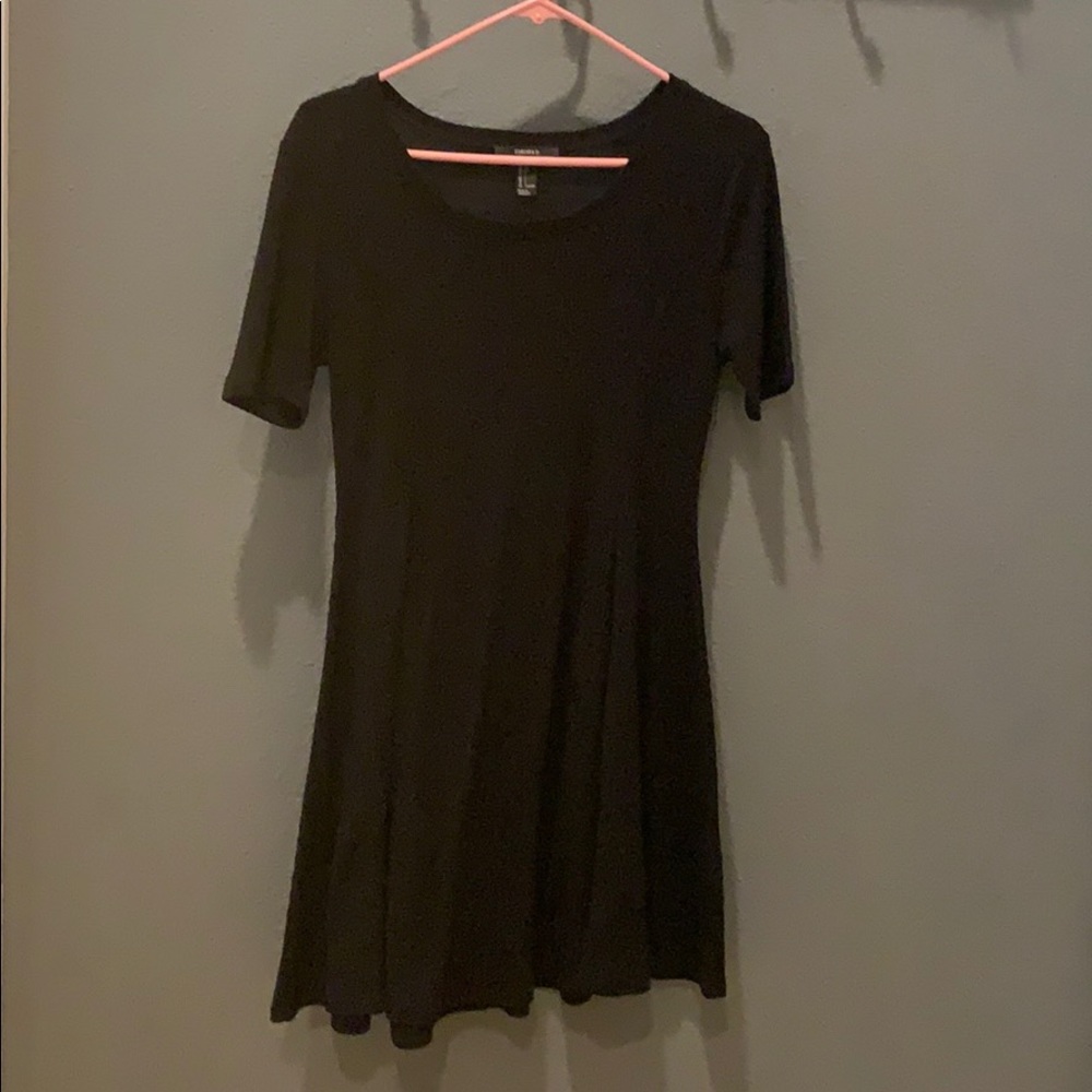 Black Knit Mini Dress